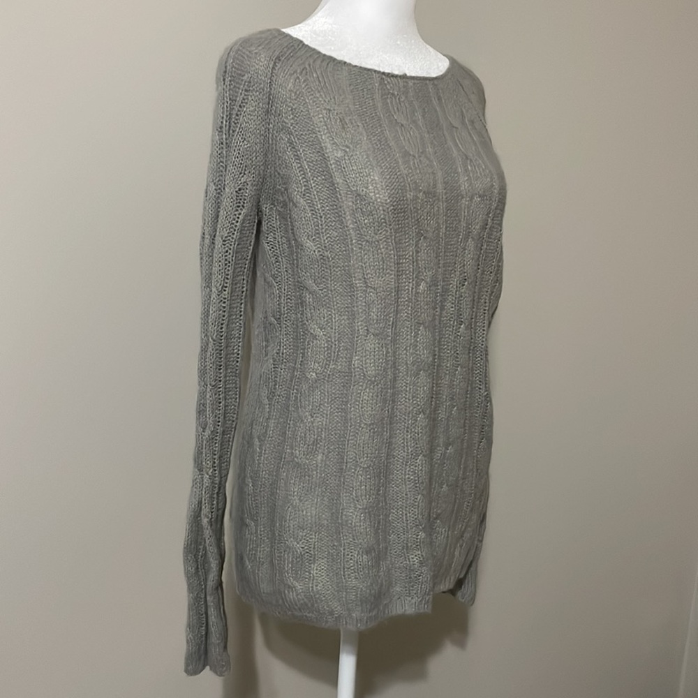 J.Crew Mohair Cable Knit Sweater Size Small